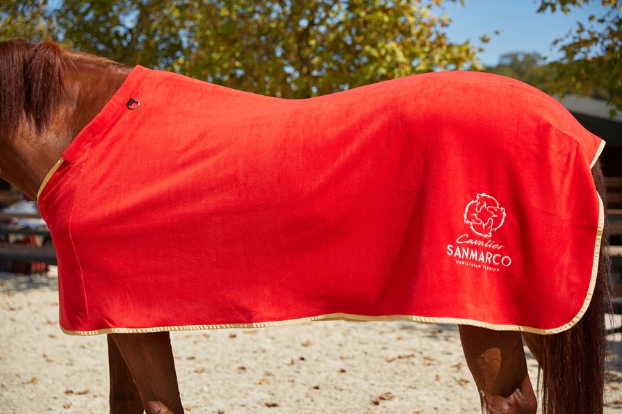 TORONTO RED/GOLD POLAR BLANKET 