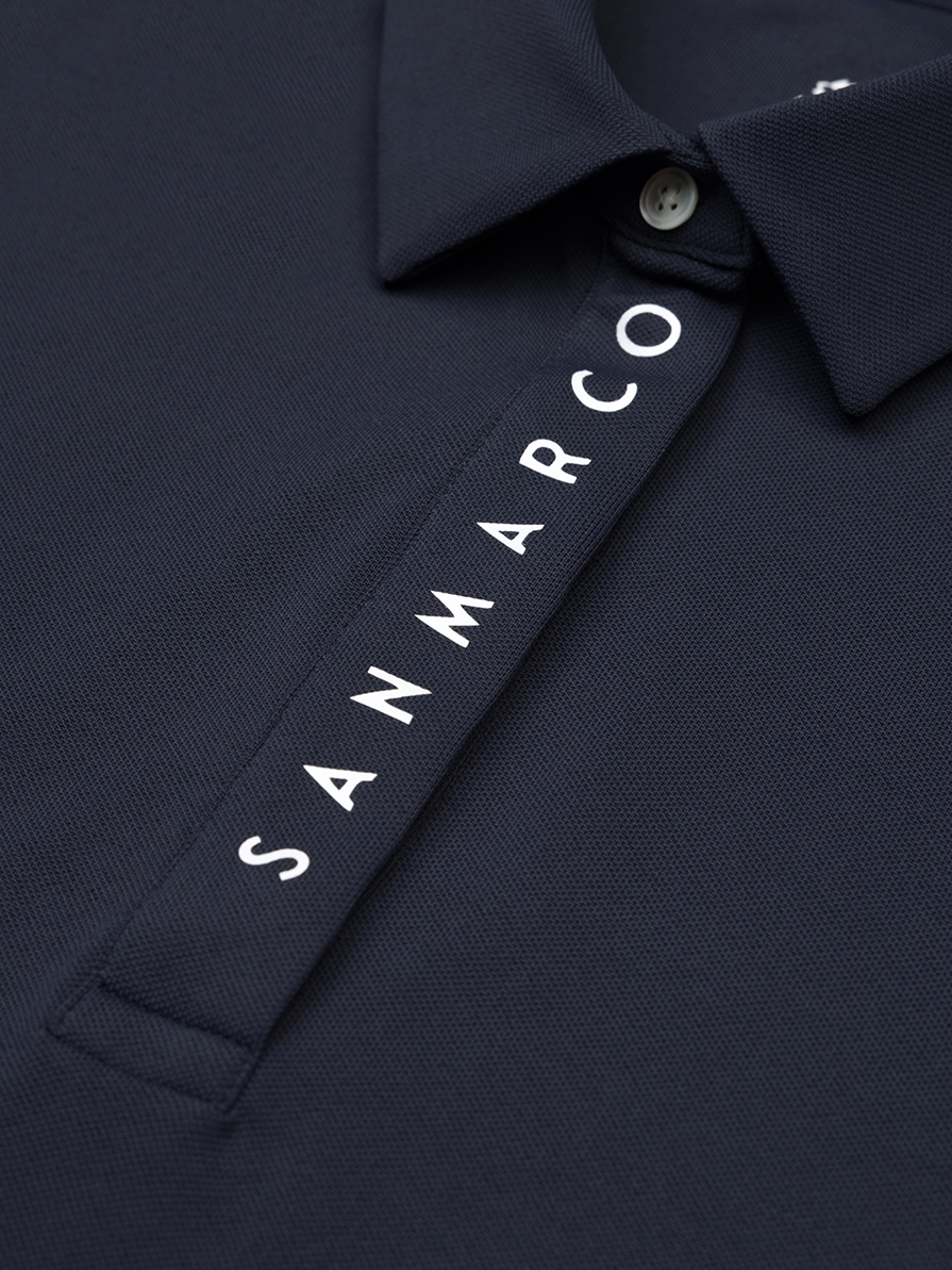 VALENCIA NAVY POLO TECH ALLANEMENTO DONNA A MANICA CORTA 