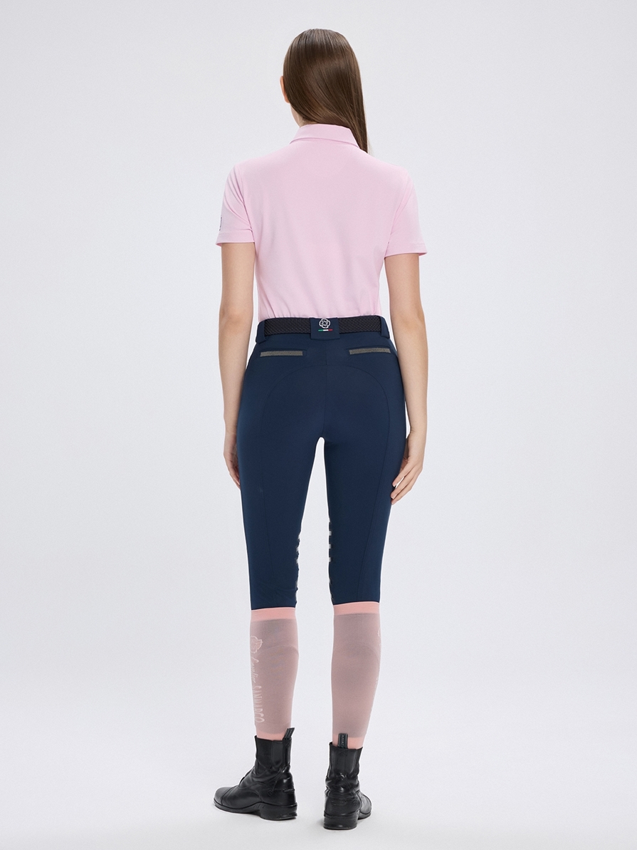 VALENCIA PINK WOMEN'S TECH TRAINING POLO SHORT SLEEVE 